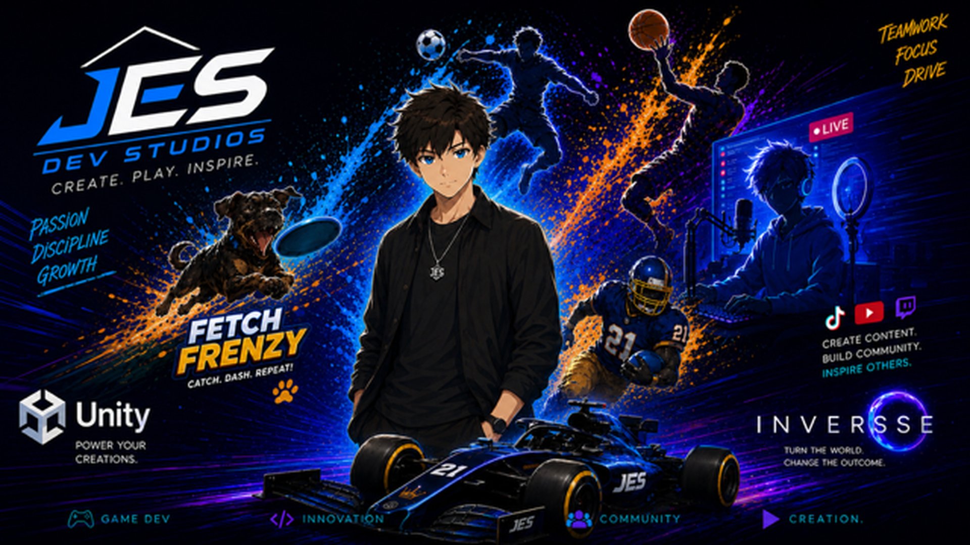 JES Dev Studios — Inverse Sequence, Fetch Frenzy